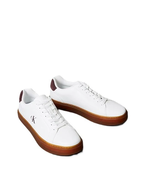 SNEAKERS BASSE YM0YM01435 UOMO BIANCO