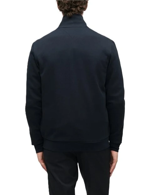 GIACCA UOMO CON ZIP E COLLETTO ALLA COREANA BLU SCURO