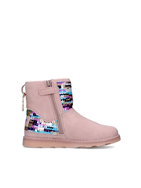 STIVALI TACCO BASSO 8988100 BAMBINA ROSA