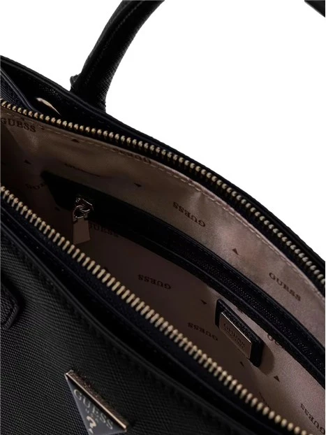 BORSA A MANO HWZG8091060 SERENOVA GIRLFRIEND SATCHEL DONNA NERO