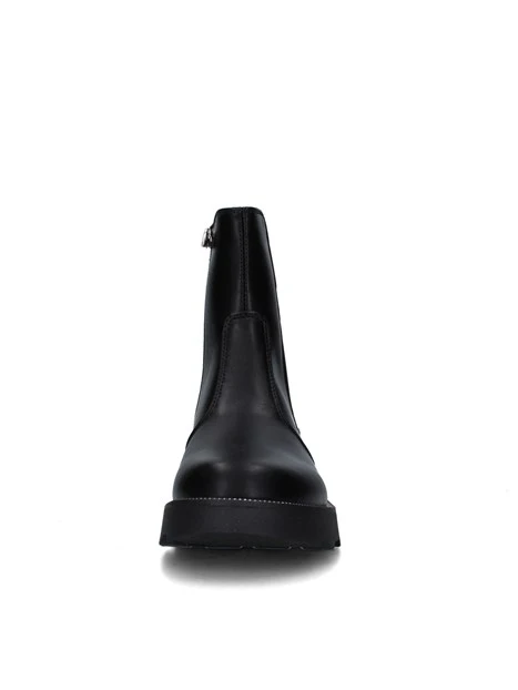 STIVALETTI TACCO BASSO T-362-W DONNA NERO