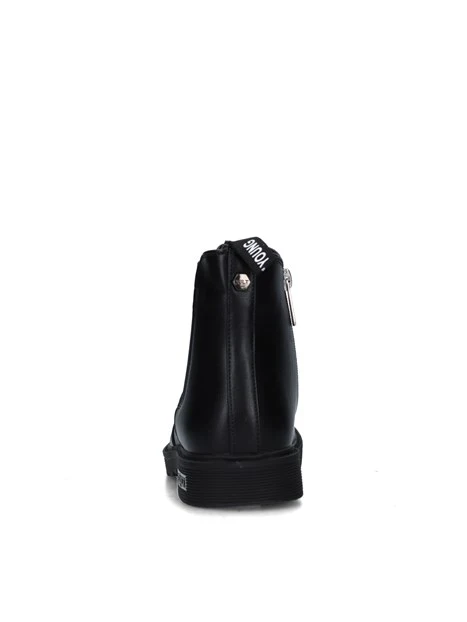 STIVALETTI TACCO BASSO T-394-W DONNA NERO