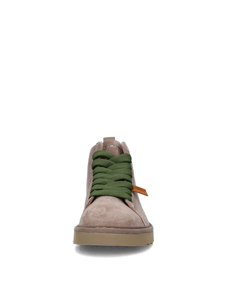 POLACCHINE IN CAMOSCIO CON CIONDOLO UOMO BEIGE