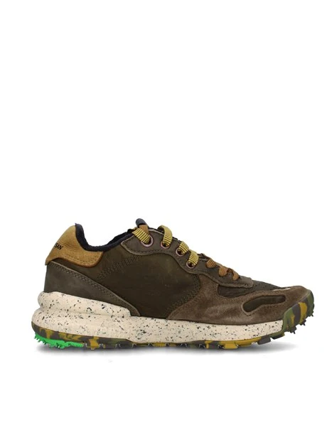 SNEAKERS BASSE CHACRONA-PULL-UP UOMO VERDE