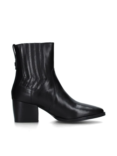 STIVALETTI TACCO ALTO J-510 DONNA NERO