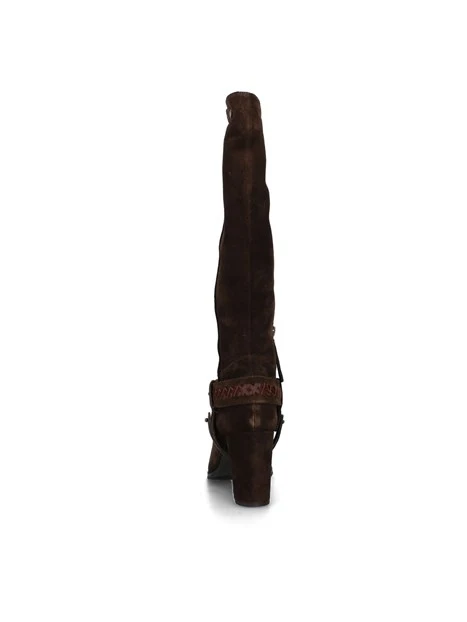 STIVALI TACCO ALTO J-522 DONNA MARRONE