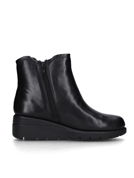 STIVALETTI TACCO BASSO K55279Z DONNA NERO