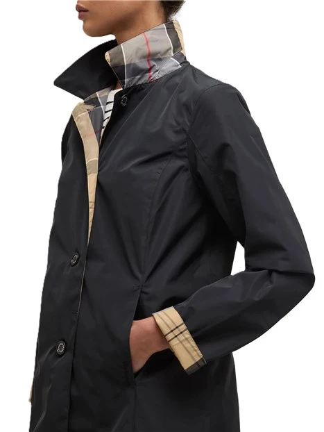 GIACCA IMPERMEABILE REVERSIBILE BABBITY DONNA  NERO