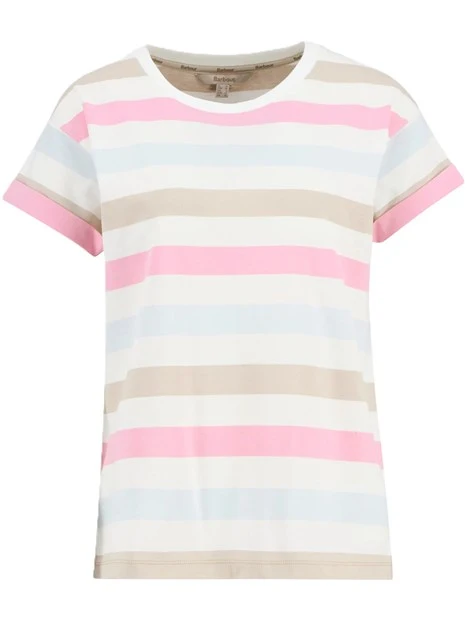 T-SHIRT MANICA CORTA A RIGHE LYNDALE DONNA BLU