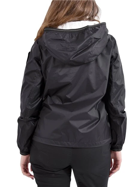GIACCA CORTA ANTIVENTO E ANTIPIOGGIA TERMOSALDATA DONNA NERO