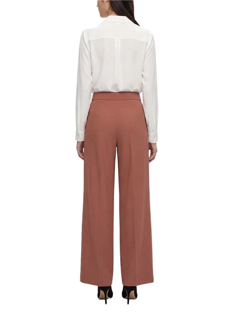 PANTALONI PALAZZO CON GANCIO A UOMO DONNA ROSA