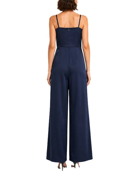 TUTA ELEGANTE CON SPALLINE SOTTILI DONNA BLU