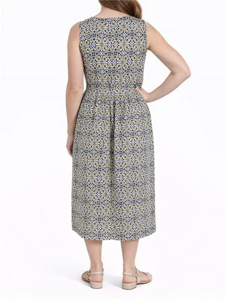 VESTITO CORTO CON CINTURA E ARRICCIO IN VITA DONNA AZZURRO