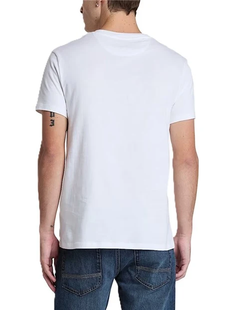 T-SHIRT IN JERSEY DI COTONE BIOLOGICO UOMO BIANCO