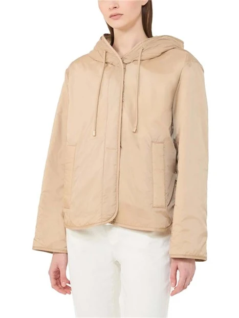 PIUMINO CORTO IMBOTTITO ANTIGOCCIA DONNA BEIGE