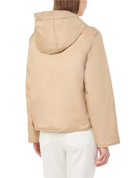 PIUMINO CORTO IMBOTTITO ANTIGOCCIA DONNA BEIGE