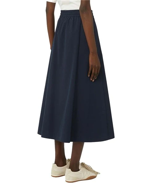 GONNA LUNGA LINEA SVASATA DONNA BLU