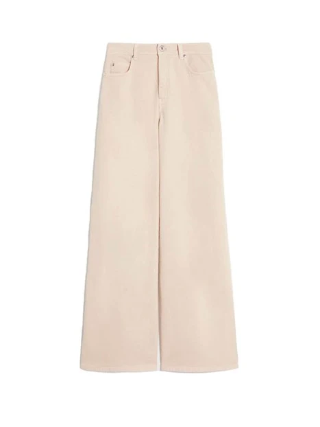 PANTALONI SIGARETTA CINQUE TASCHE DONNA AVORIO