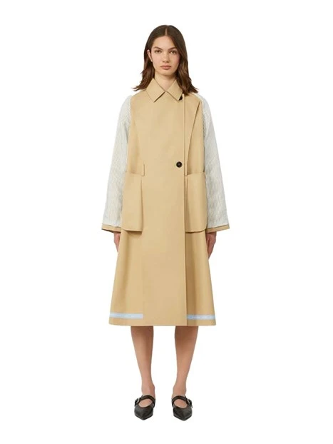 TRENCH REVERSIBILE ANTIGOCCIA DONNA BEIGE