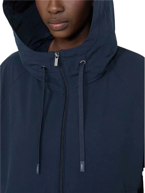 GIACCA CORTA ANTIVENTO DONNA BLU