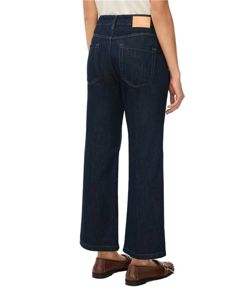 JENAS A ZAMPA PIEGA STIRATA DONNA BLU