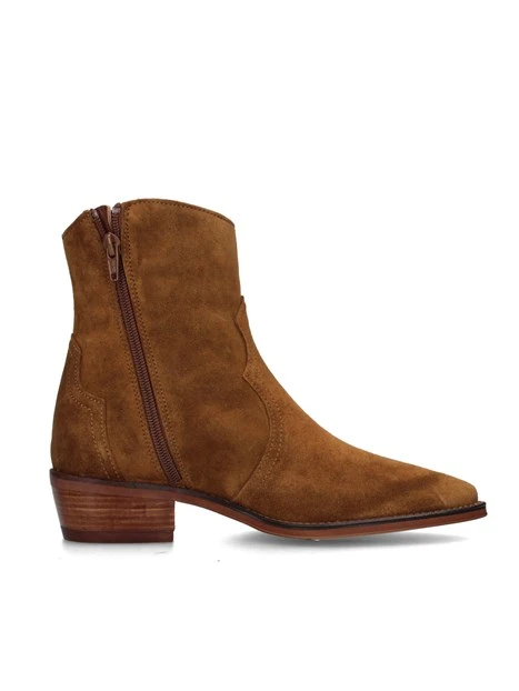 STIVALETTI TACCO BASSO 25481101 DONNA CUOIO