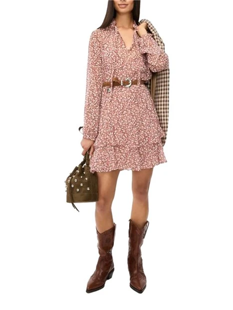 VESTITO CORTO STAMPA FLOREALE