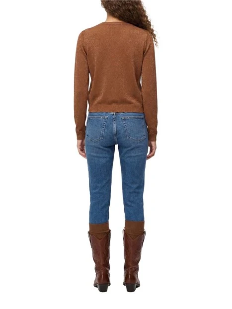 CARDIGAN CON CHIUSURA BOTTONI E PAILLETTES