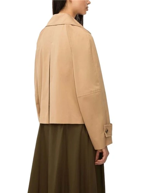 GIACCA DOPPIOPETTO COLLO REVER E CONTROPIEGA SUL RETRO DONNA BEIGE