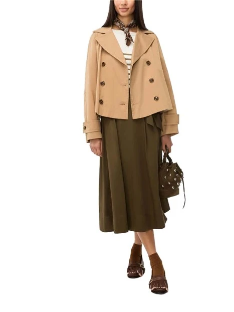 GIACCA DOPPIOPETTO COLLO REVER E CONTROPIEGA SUL RETRO DONNA BEIGE