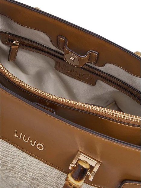 BORSA A MANO AA6086T381A DONNA BEIGE