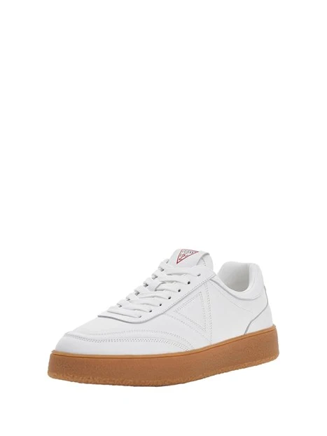 SNEAKERS BASSE WHIMOH FMPWIMLEA12 UOMO BIANCO