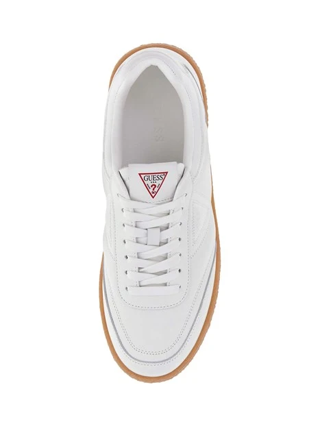 SNEAKERS BASSE WHIMOH FMPWIMLEA12 UOMO BIANCO