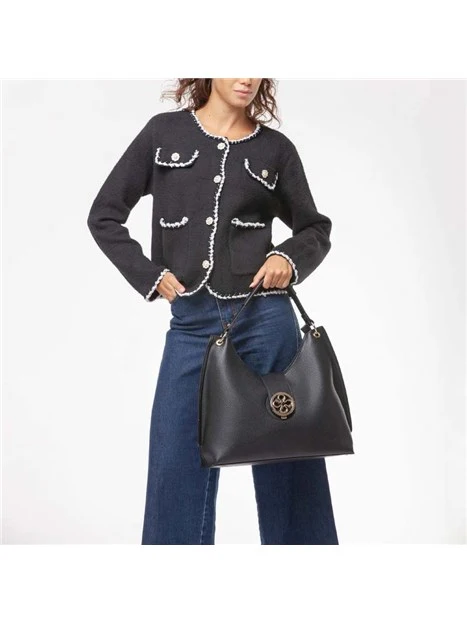 BORSA A SPALLA 73BS9ER03 DONNA NERO