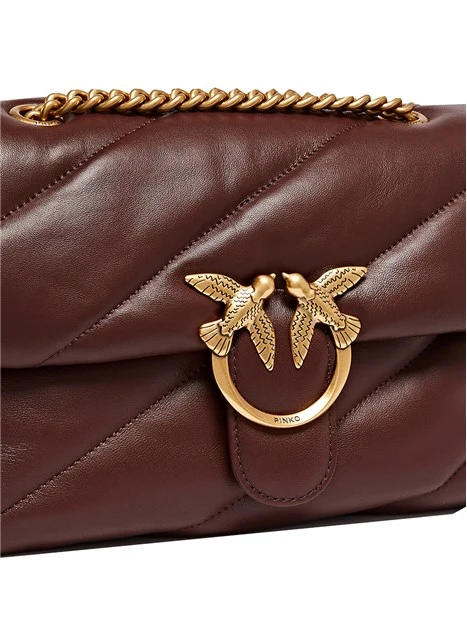 BORSA A SPALLA LOVE PUFF CLASSIC DONNA BORDEAUX