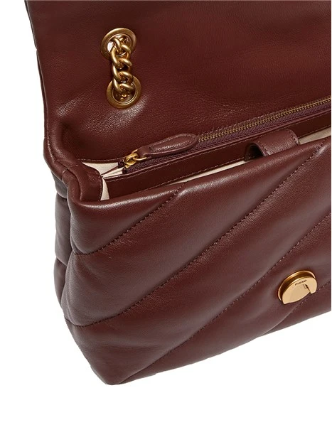 BORSA A SPALLA LOVE PUFF CLASSIC DONNA BORDEAUX