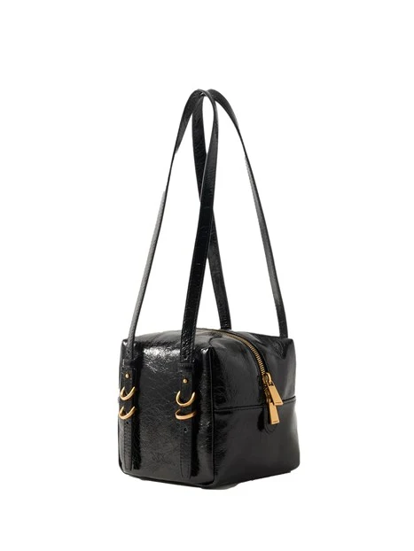 BORSA A TRACOLLA CUBIC BAG 106465A315 DONNA NERO