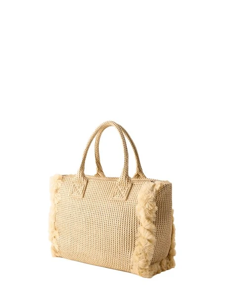BORSA SHOPPER BEACH 106673A39Y DONNA MARRONE