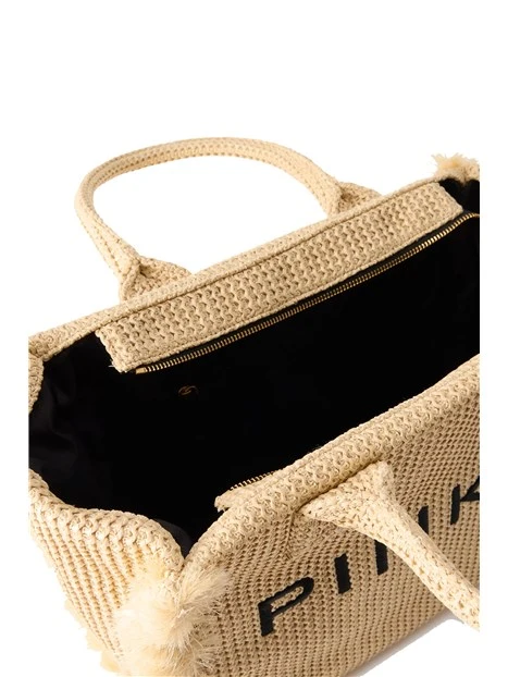 BORSA SHOPPER BEACH 106673A39Y DONNA MARRONE