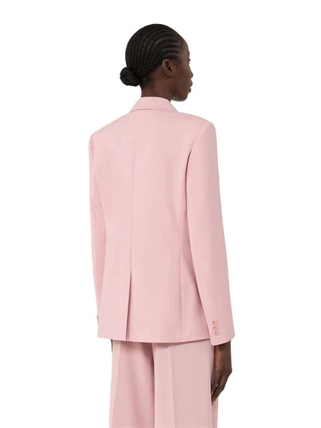 BLAZER DOPPIO PETTO PURA LANA DONNA ROSA