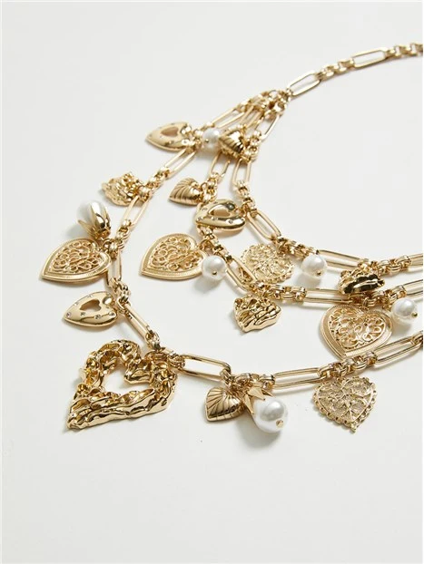 COLLANA MULTI GIRO DONNA ORO