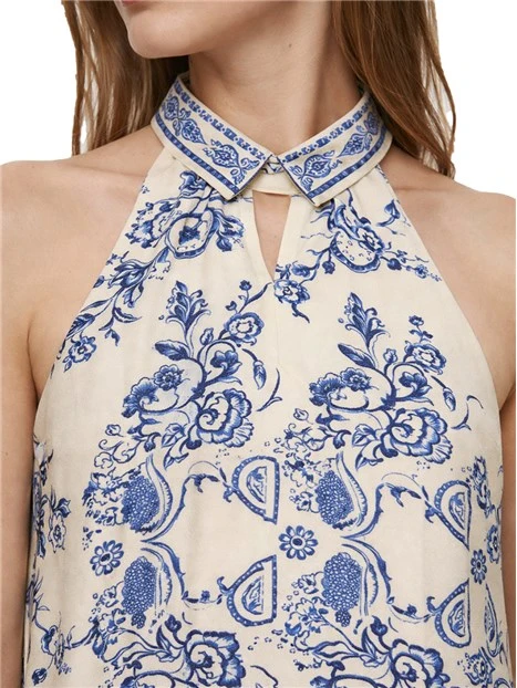 VESTITO LUNGO CON SCHIENA SCOPERTA DONNA BIANCO