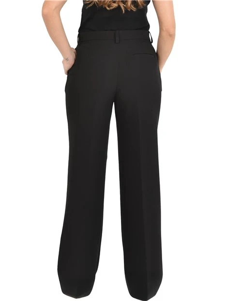 PANTALONI PALAZZO ELEGANTI DONNA NERO