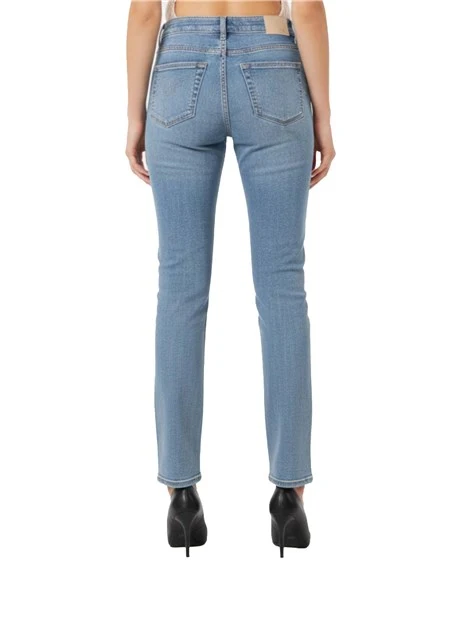 JEANS CROPPED VITA ALTA FLARE DONNA BLUE JEANS