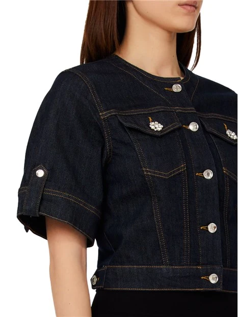 GIACCA CORTA IN DEMIN DONNA BLU JEANS