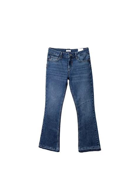 JEANS A ZAMPA CON VITA REGOLARE DONNA BLU JEANS