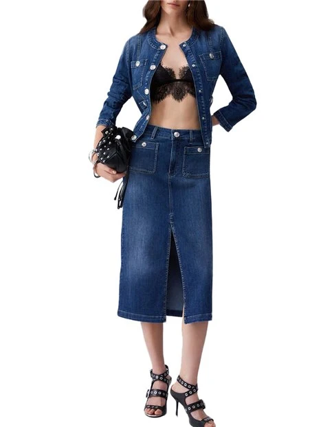 GIACCA CORTA IN DENIM DONNA BLUE JEANS