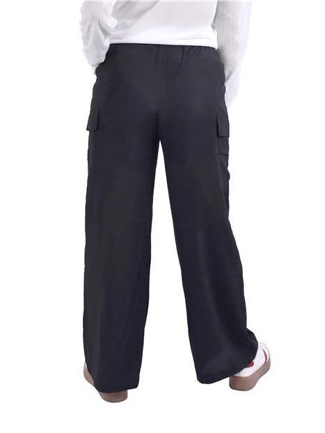 JOGGERS CON LOGO A CONTRASTO DONNA NERO