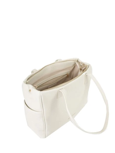 BORSA A SPALLA DORIS RE VBS9ON01 DONNA  ECRU