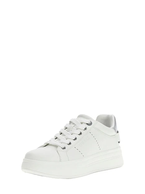 SNEAKERS BASSE WESLI FLPWESELE12 DONNA BIANCO ARGENTO